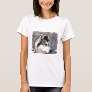 Camiseta Las señoras de la foto del Malamute cupieron la
