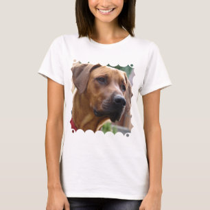 Camiseta Las señoras de Rhodesian Ridgeback cupieron la