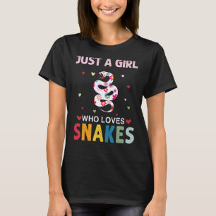 Camiseta Las Serpientes Aman A Un Chica Que Ama A Las Serpi