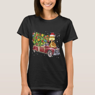 Camiseta Las serpientes montan camiones rojos Árbol de Navi