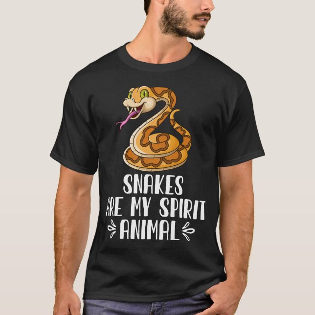 Camiseta Las serpientes son mi animal espiritual (Anverso)