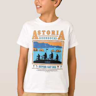 Camiseta Las siluetas tontas sobre el muelle de Astoria