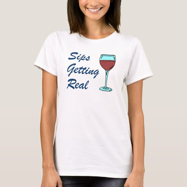 Camiseta Las Sips Se Ponen Verdaderas Bollas De Vino (Anverso)