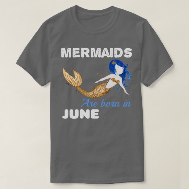 Camiseta Las sirenas nacen el 4 de junio (Diseño del anverso)