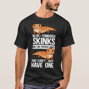 Camiseta Las Skinks Tongueadas Azules Son Como El Azul Rept