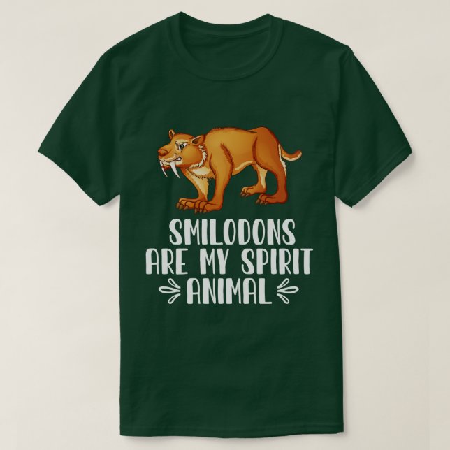 Camiseta Las Smilodazas son mi animal espiritual (Diseño del anverso)