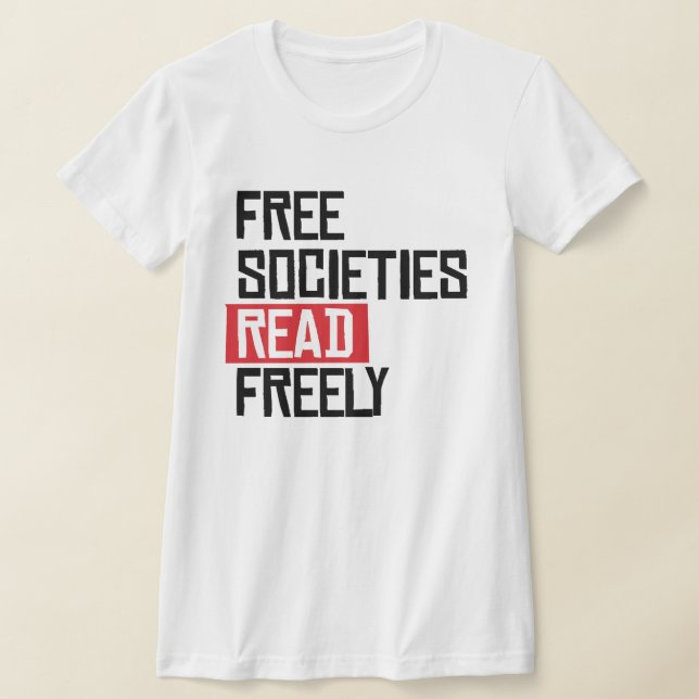 Camiseta Las sociedades libres leen libremente (Distribución)