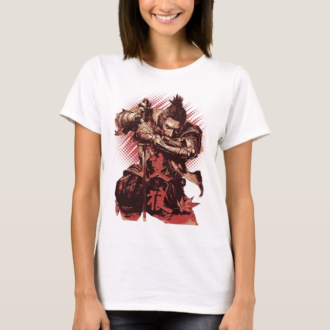 Camiseta Las sombras de Sekiro mueren dos veces T-ShirtSeki (Anverso)