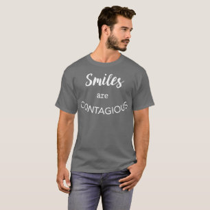 Camiseta Las sonrisas son humor de motivación de la