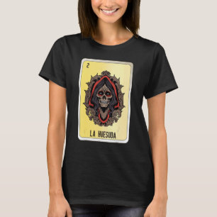 Camiseta Las tarjetas de bingo de la jerga mexicana La Hues