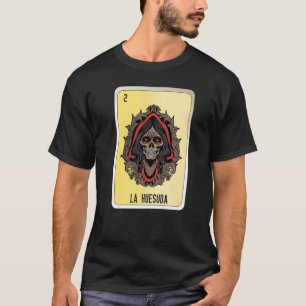 Camiseta Las tarjetas de bingo de la jerga mexicana La Hues