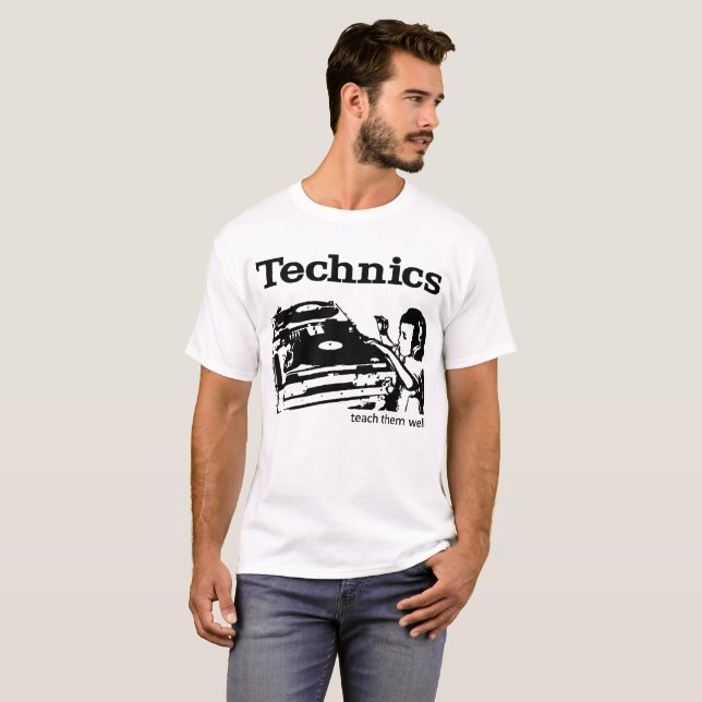CAMISETA LAS TÉCNICAS - ENSÉÑELES BIEN (Anverso completo)