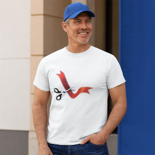 Camiseta Las tijeras de la celebración de la gran apertura 