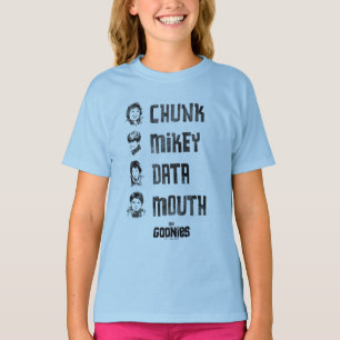 Camiseta Las tonterías   Chunk, Mikey, Data, Mouth