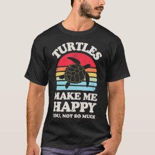 Camiseta Las tortugas me hacen feliz, no tantas tortugas ar
