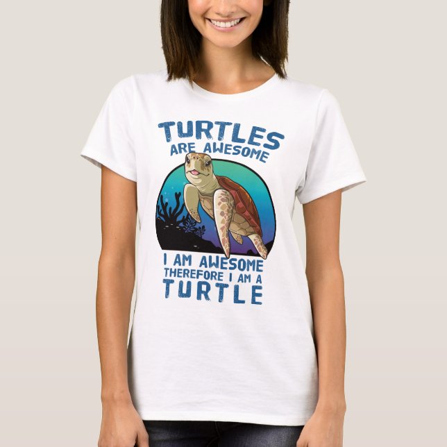 Camiseta Las tortugas son increíbles (Anverso)