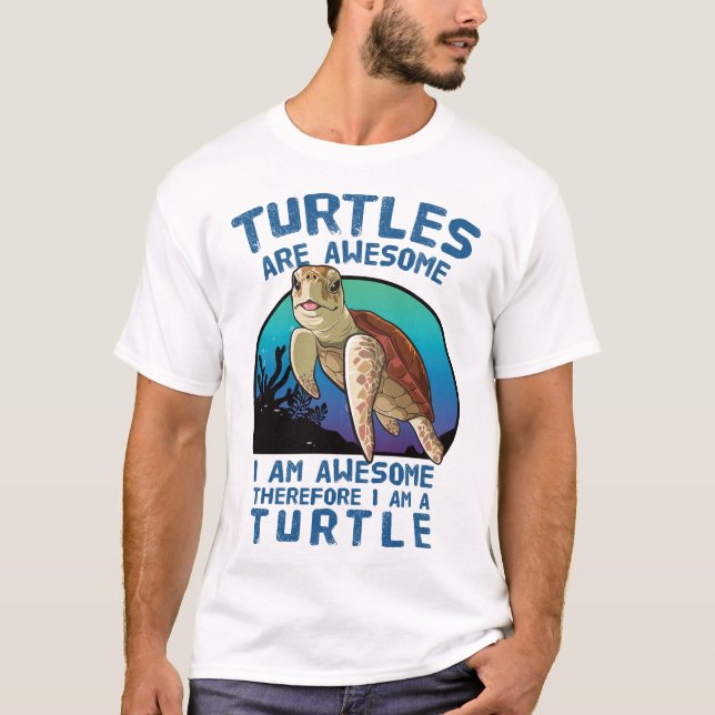 Camiseta Las Tortugas Son Increíbles. Soy una increíble cam (Anverso)