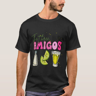 Camiseta Las tres Amicos Cinco De Mayo Tequila