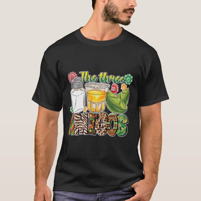 Camiseta Las tres barcas de la sal de tequila (Anverso)