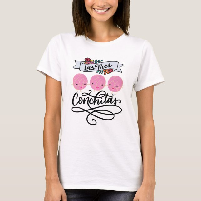 Camiseta Las tres conchitas (Anverso)