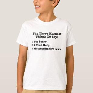 Camiseta Las Tres Cosas Más Difíciles De Decir Cita Graci