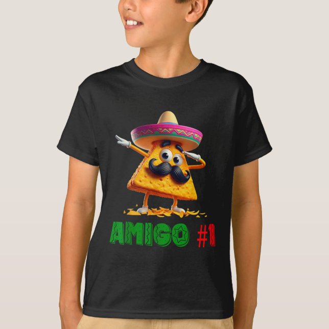 Camiseta Las tres Mamáes del grupo Cinco De Mayo Amigo #1 (Anverso)