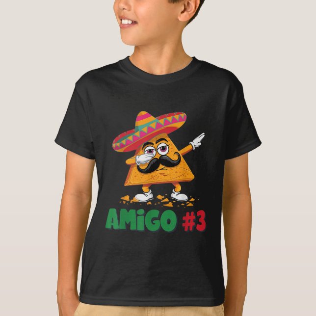 Camiseta Las tres Mamáes del grupo Cinco De Mayo Amigo #3 (Anverso)