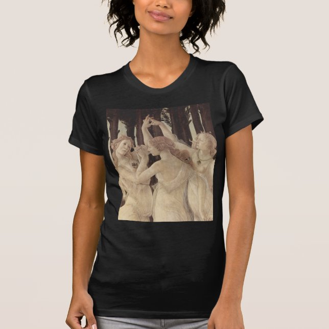 Camiseta Las tres tolerancias de Botticelli ennegrecen T (Anverso)