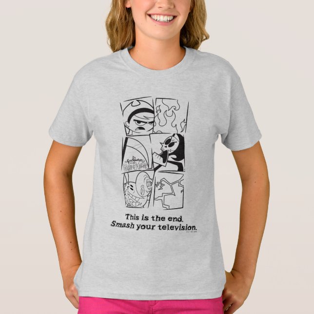 Camiseta Las tristes aventuras de Billy & Mandy - El Fin (Anverso)
