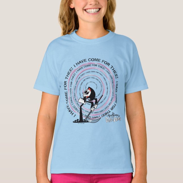 Camiseta Las tristes aventuras de Billy & Mandy - Reaper (Anverso)