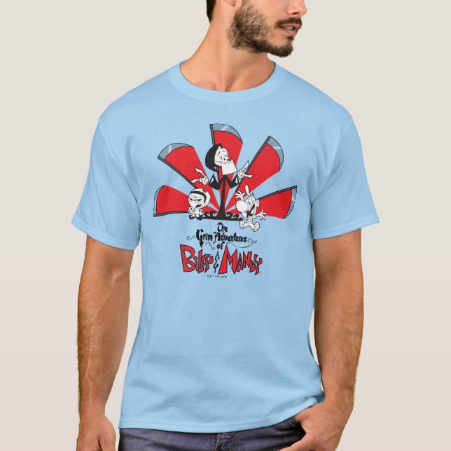 Camiseta Las tristes aventuras de Billy & Mandy Scythes Art (Anverso)