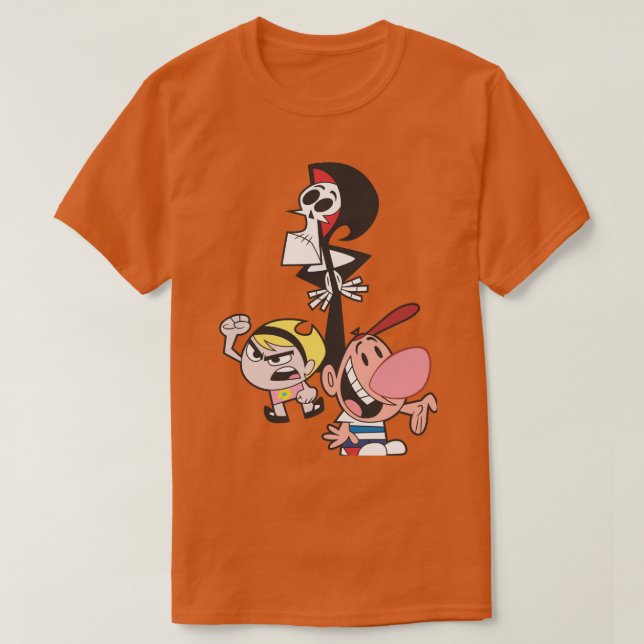 Camiseta Las tristes aventuras de Billy y Mandy (Diseño del anverso)