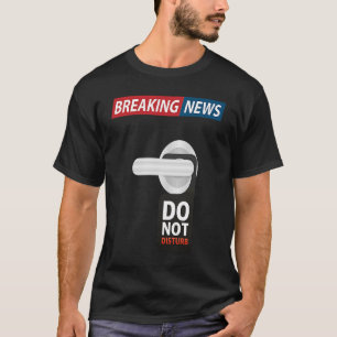 Camiseta Las últimas noticias no altera el humor sarcástico
