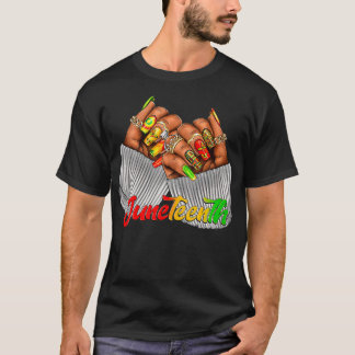 Camiseta Las uñas de la juntura Mujer negra afroamericana H