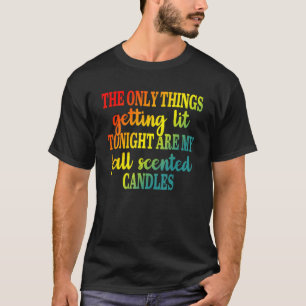 Camiseta Las únicas cosas que se iluminan esta noche son mi