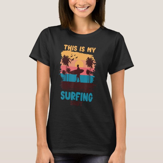 Camiseta Las Vacaciones De Verano Para El Surf Este Es Mi S (Anverso)