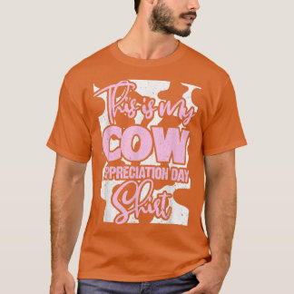 Camiseta Las Vacas Agricultoras De Vaca Perderán Este Es Mi
