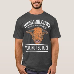 Camiseta Las vacas escocesas de la región ganan felicidad e