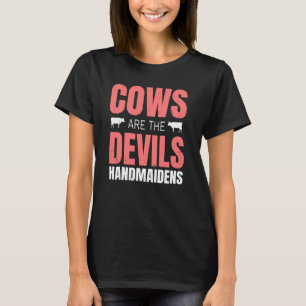 Camiseta Las Vacas Granjas De Vaca Son Las Hecheras De Mano