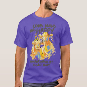 Camiseta Las vacas me hacen feliz 1