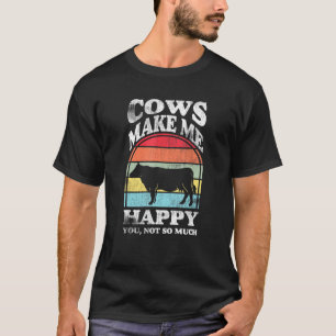 Camiseta Las vacas me hacen feliz, tú no tanto Granja Estab