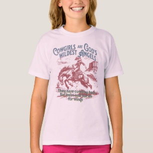 Camiseta Las vacas son ángeles dioses más salvajes