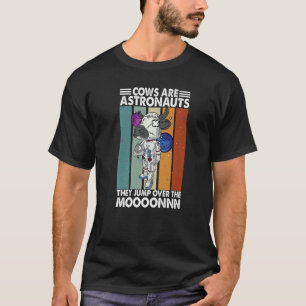 Camiseta Las Vacas Son Astronautas Que Saltan Por La Luna