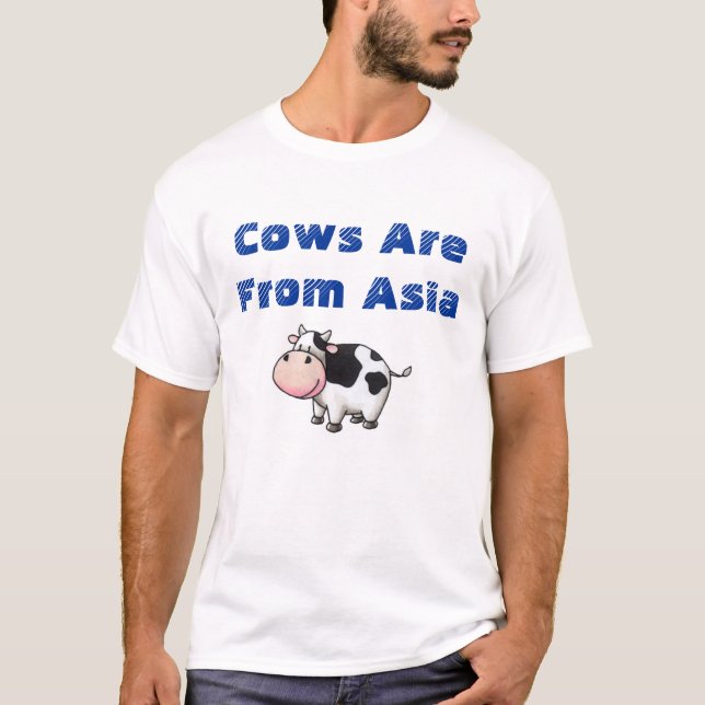 Camiseta Las vacas son de Asia (Anverso)