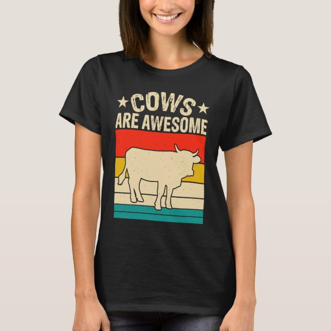 Camiseta Las vacas son increíbles (Anverso)