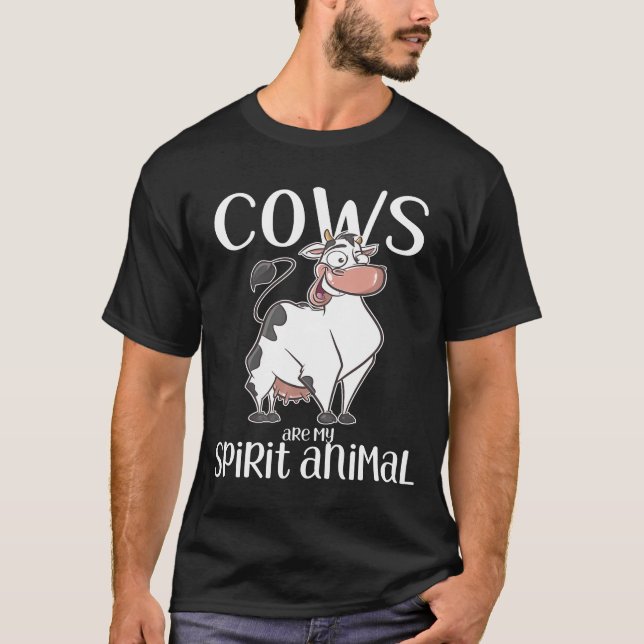 Camiseta Las vacas son mis primas espirituales para las vac (Anverso)