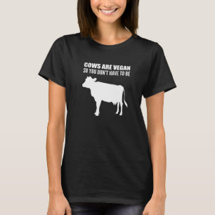 Camiseta Las vacas son nutricionistas vegan