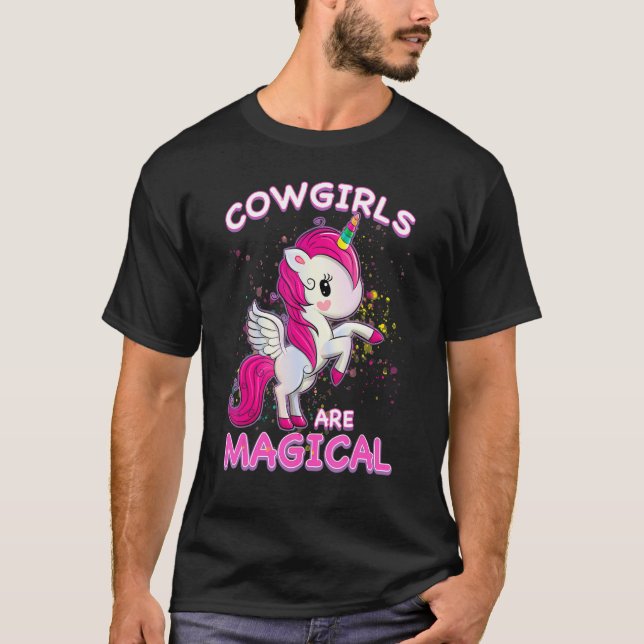 Camiseta Las Vaqueras Son Una Magnífica Profesión De Rodeo  (Anverso)