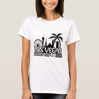 Camiseta Las Vegas 2024 con dados y paisaje urbano