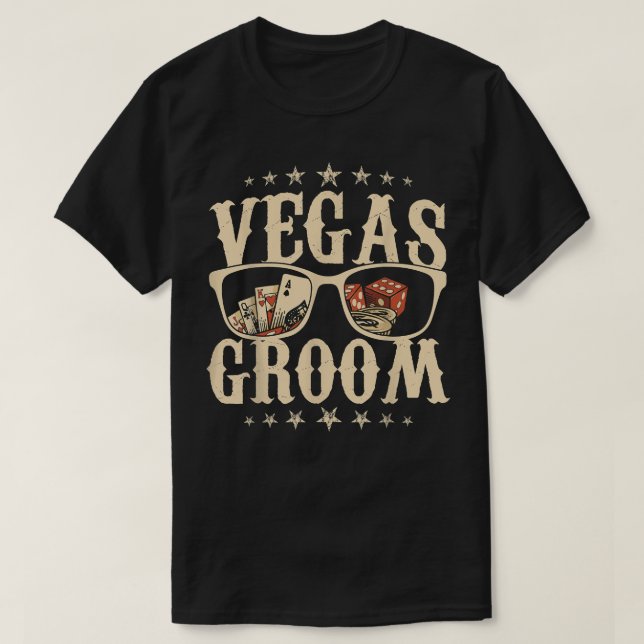 Camiseta Las Vegas Bachelor Party Las Vegas Groom Las Vegas (Diseño del anverso)
